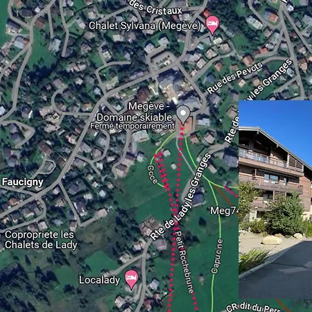 Appartement De Charme Avec Jardin Privatif, Piscine Et Spa A Megeve - Fr-1-569-118 * Megeve