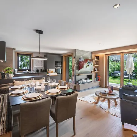 Appartement De Charme Avec Jardin Privatif, Piscine Et Spa A Megeve - Fr-1-569-118 Apartment *